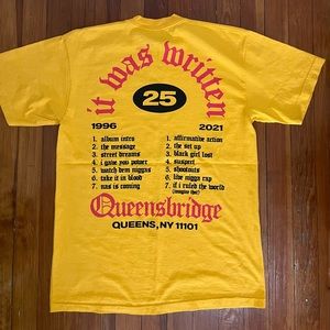 Nas “It Was Written” 25th anniversary tee